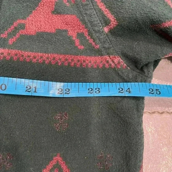 Host Pick❤️[XL]Vintage  Windriver Button Up Christmas Print Men LS Flannel Shirt - Picture 8 of 8